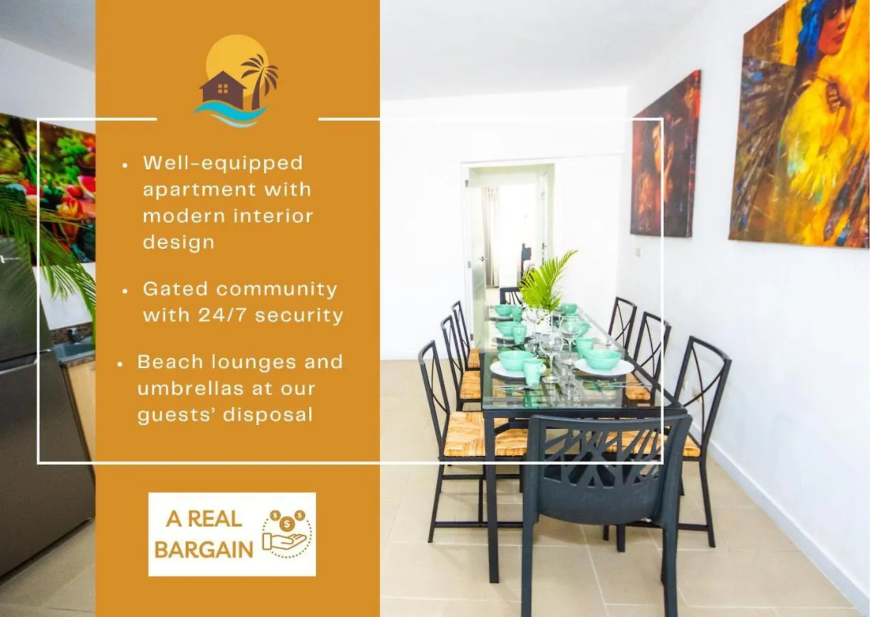 New & Modern 3-Bedroom Apartment On Bavaro Beach Punta Cana Den Dominikanske Republik